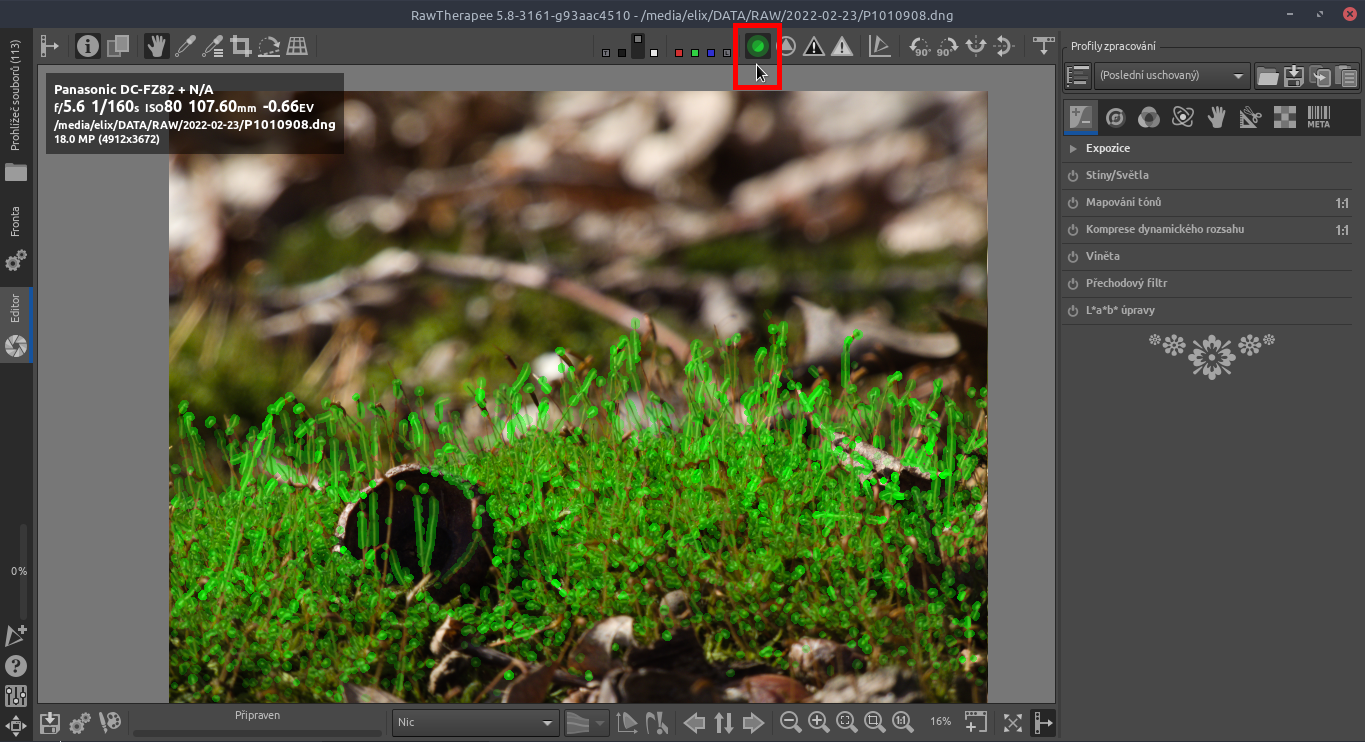 Editace RAW souborů v RawTherapee
